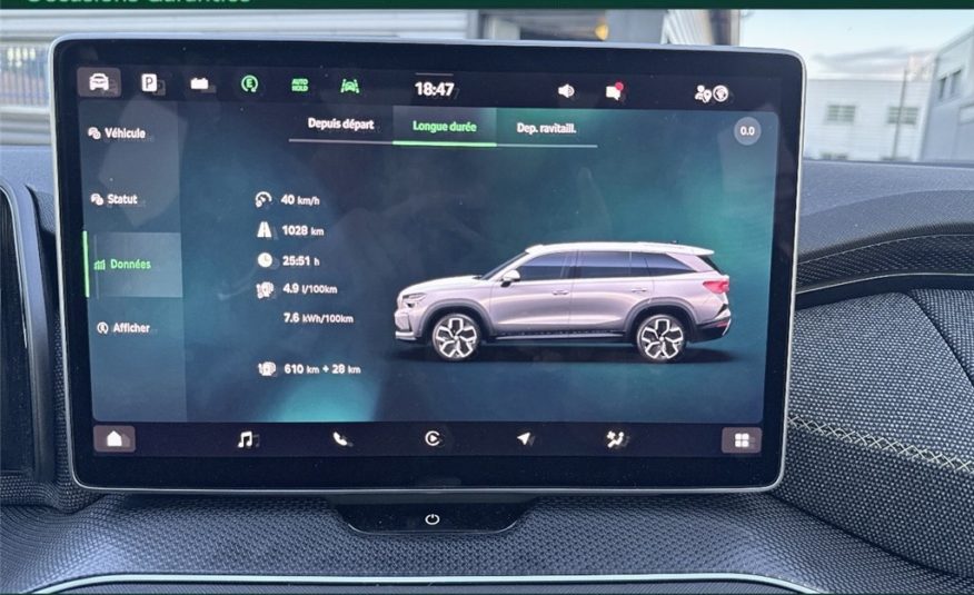 SKODA KODIAQ 1.5 TSI 204 CH HYBRIDE RECHARGEABLE PHEV DSG6 5PL Selection