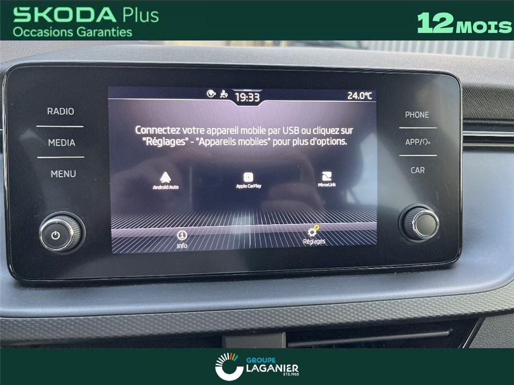 SKODA KAMIQ 1.0 TSI 95 CH BVM5 Ambition