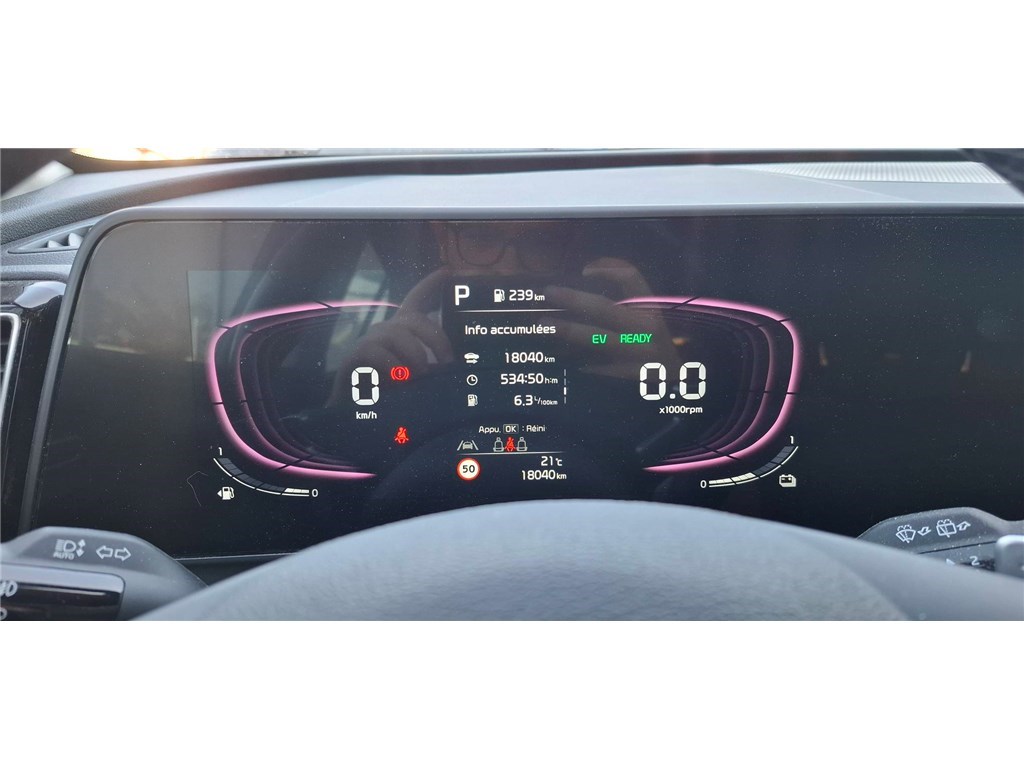KIA SPORTAGE 1.6 T-GDI 210CH ISG HYBRIDE BVA6 4X2 Active