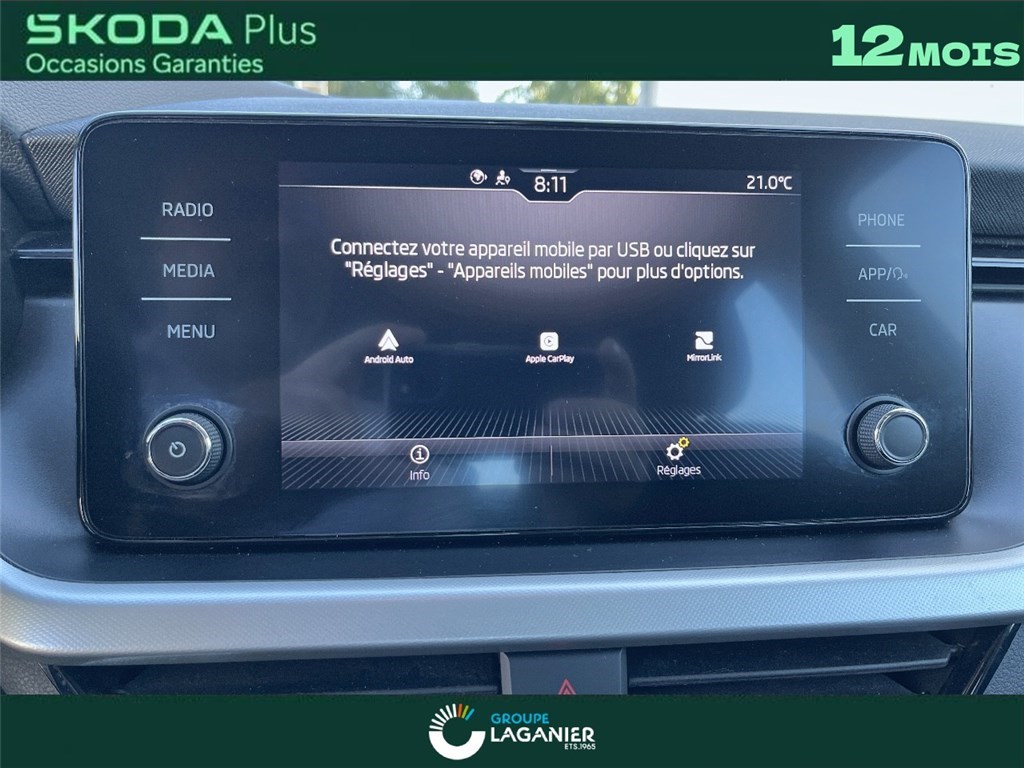 SKODA KAMIQ 1.0 TSI 95 CH BVM5 Ambition